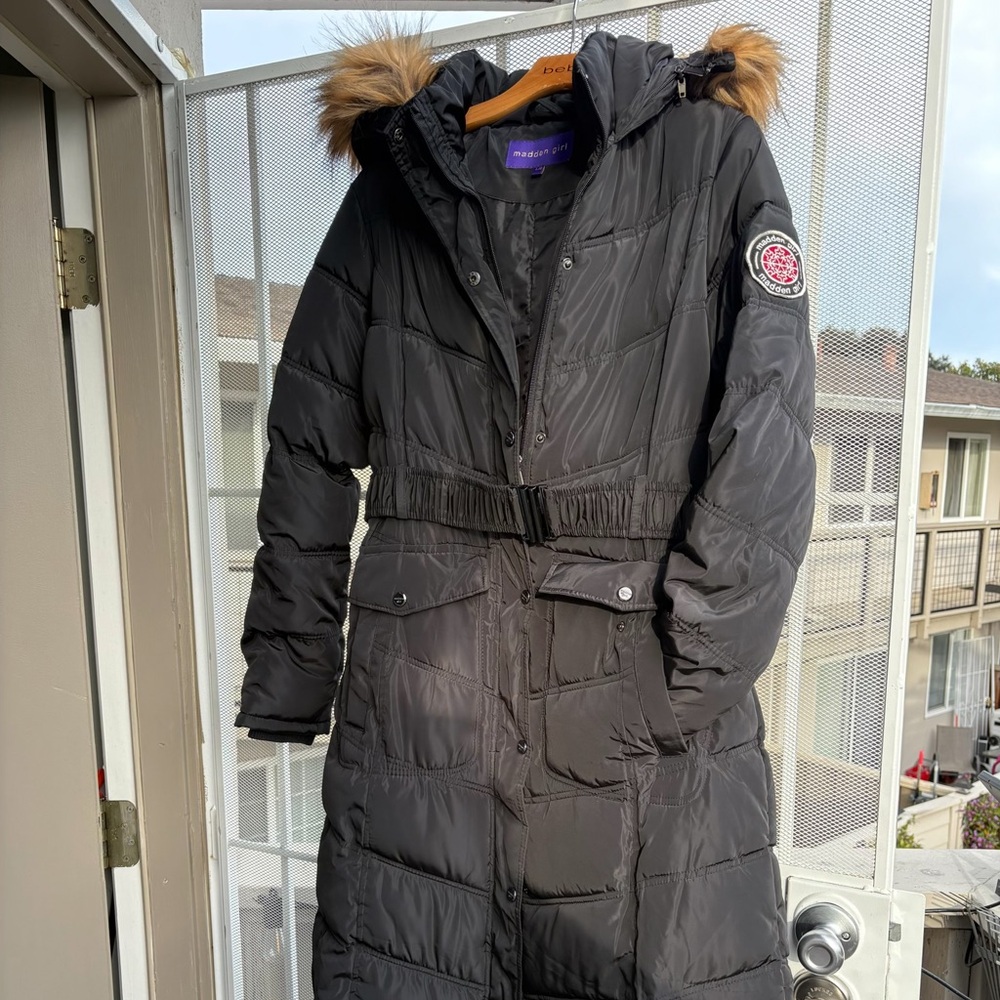 Madden Girl Black Quilted Jacket